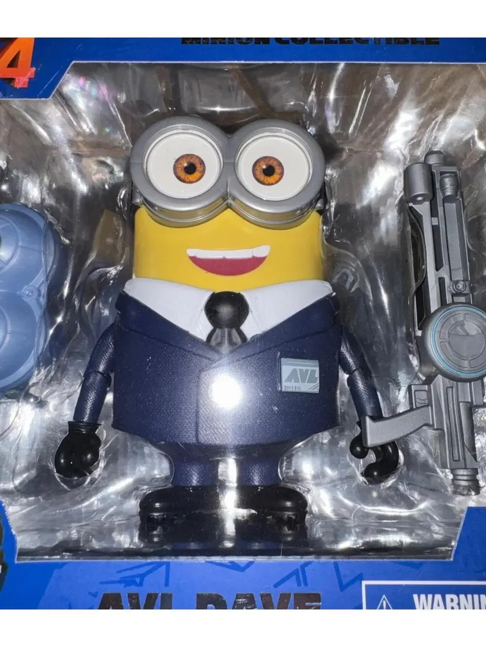 Minion Deluxe Figure Agent Dave Toy Minions Despicable ME Collectible Box Damage